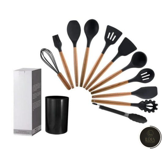 FlexiCookKit © - Kit de Silicone - Utensílios de Cozinha