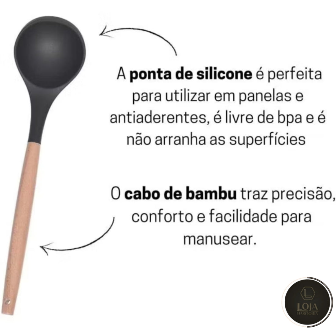 FlexiCookKit © - Kit de Silicone - Utensílios de Cozinha