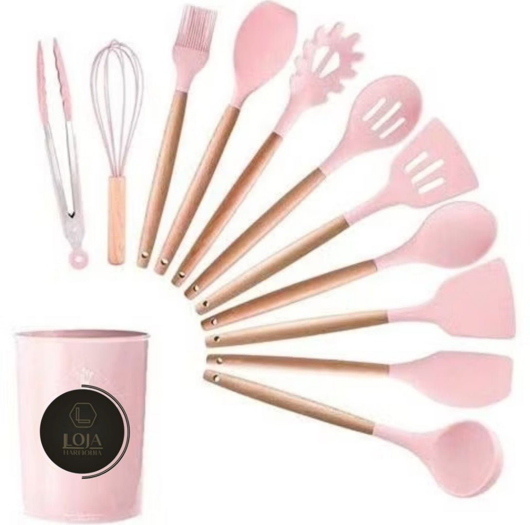 FlexiCookKit © - Kit de Silicone - Utensílios de Cozinha