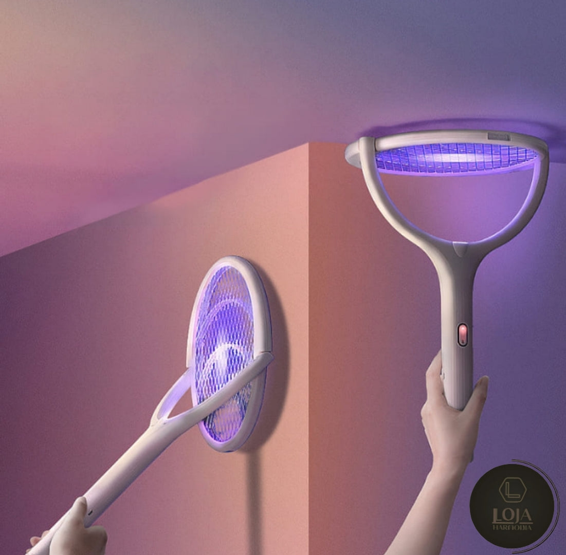 BuzzGuard Pro © - Raquete Elétrica Anti-Mosquito