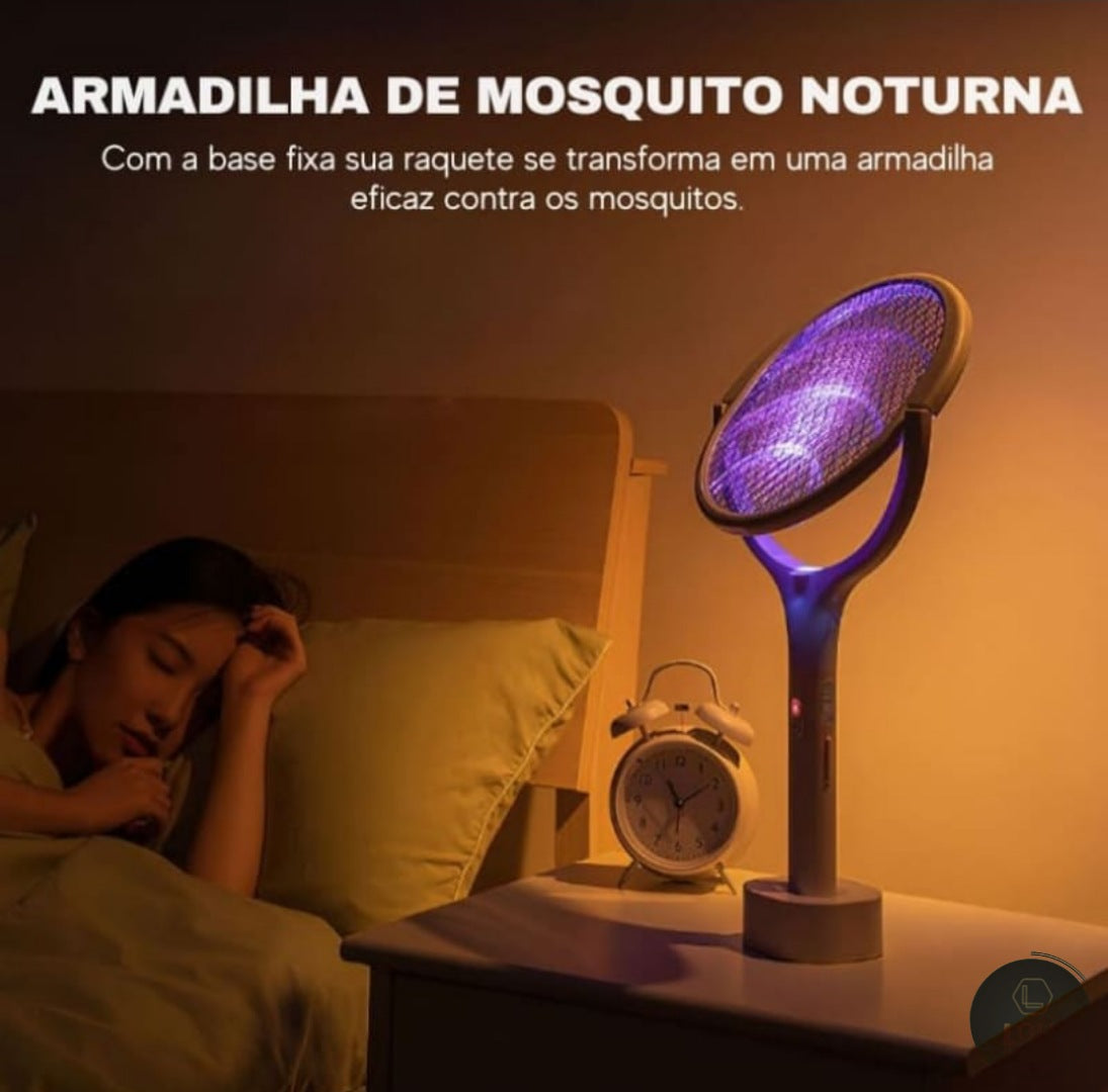 BuzzGuard Pro © - Raquete Elétrica Anti-Mosquito