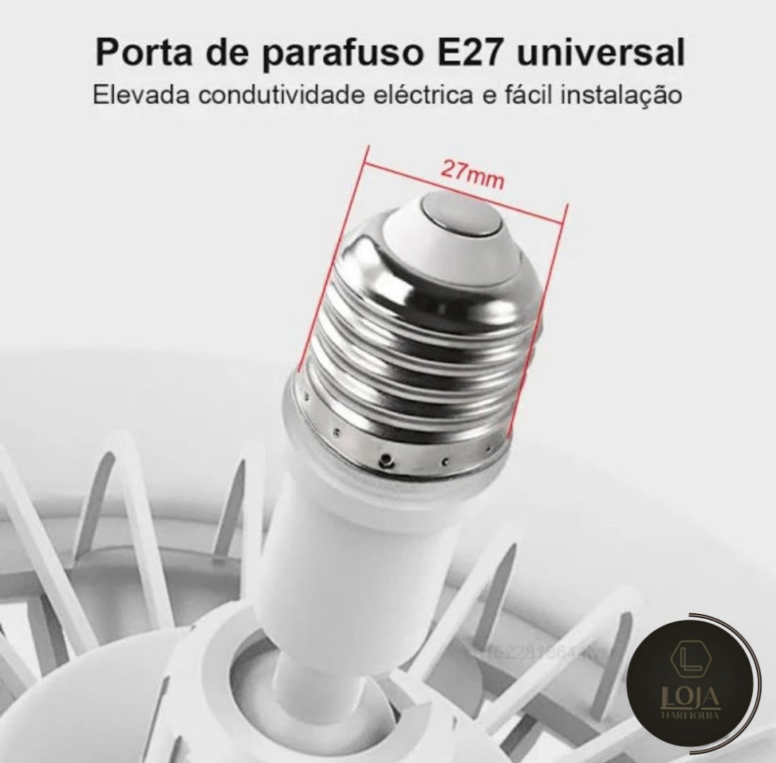 Luminavent © - Luminária LED com Ventilador