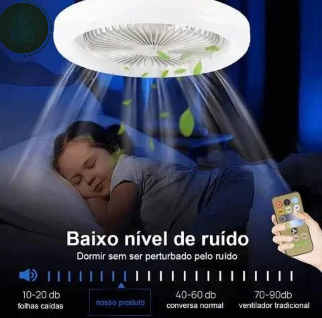Luminavent © - Luminária LED com Ventilador