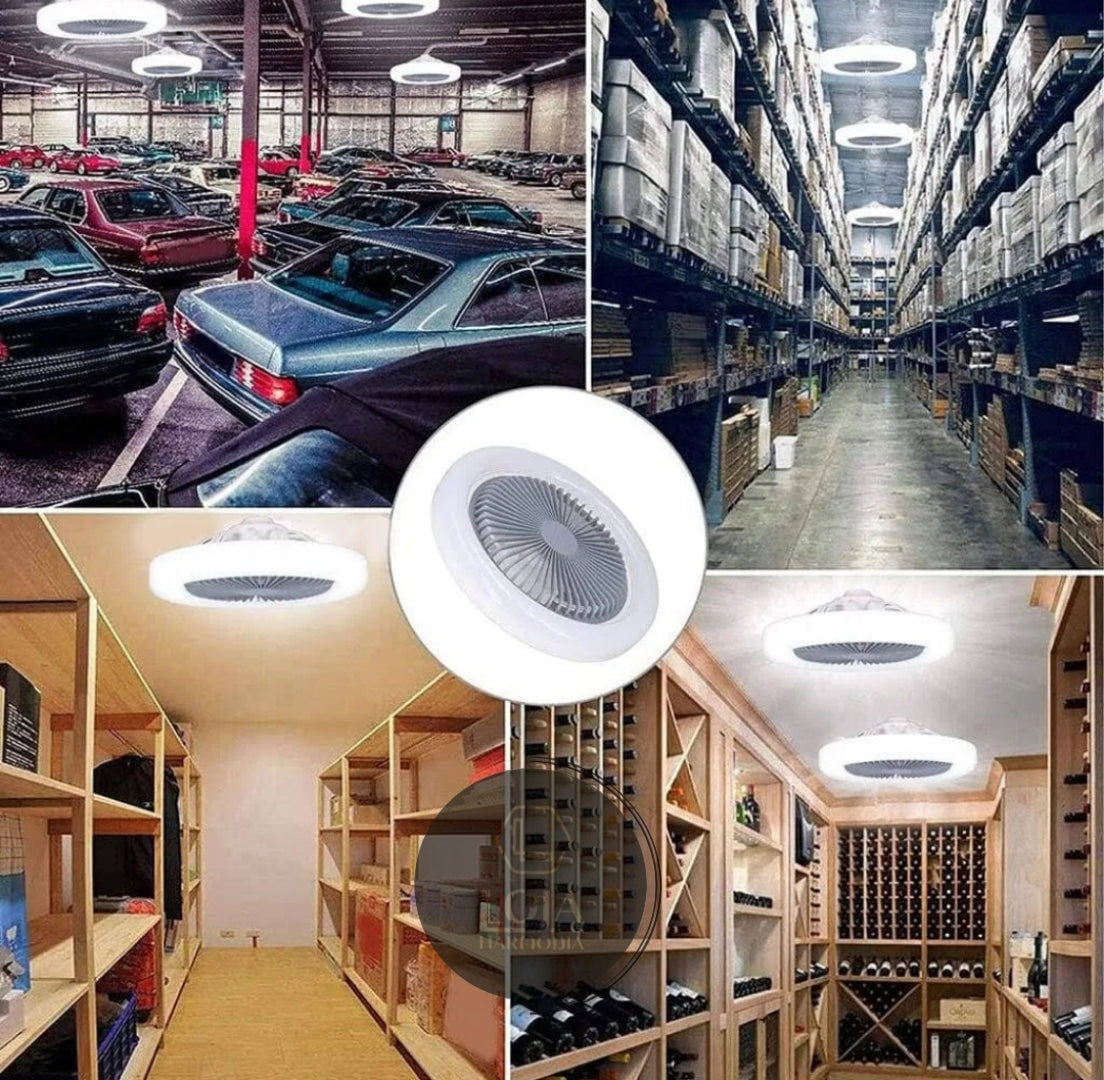 Luminavent © - Luminária LED com Ventilador