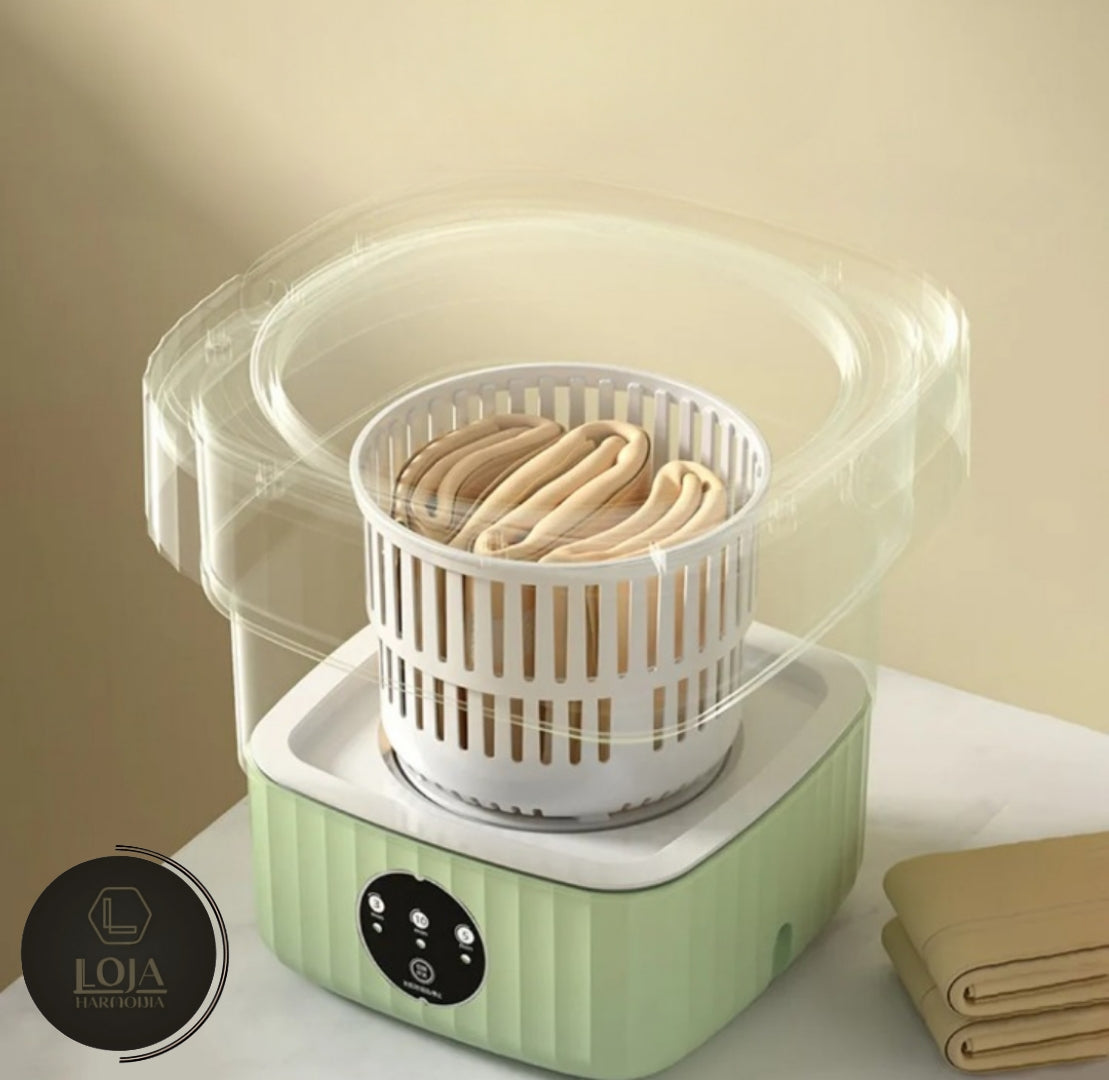 DobraWash Silenciosa © - Mini Maquina De Lavar Portátil