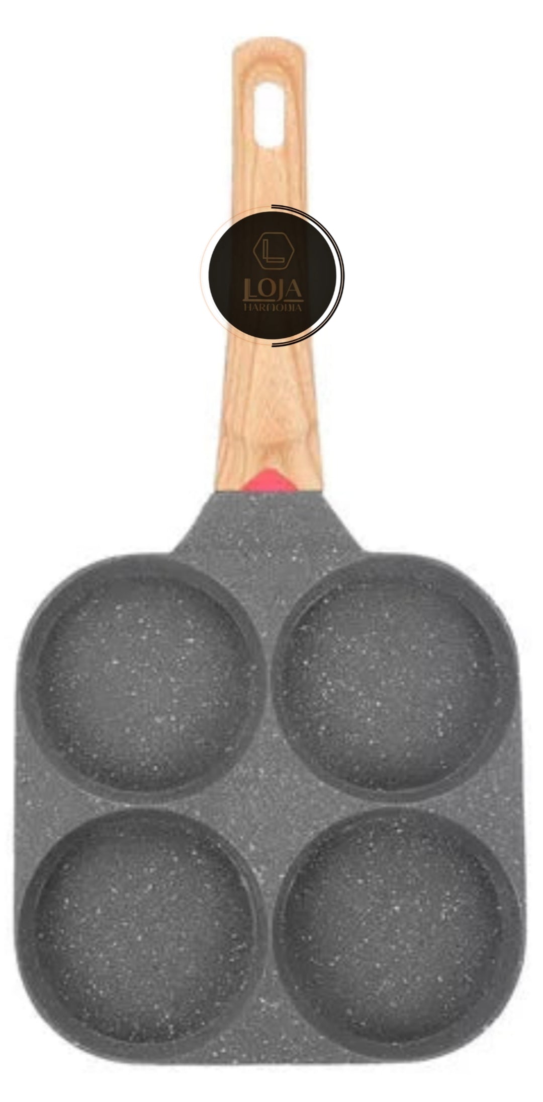 Panela Multiuso 4 em 1 Antiaderente © - Ideal para Panquecas, Hambúrgueres, Ovos e Tapiocas