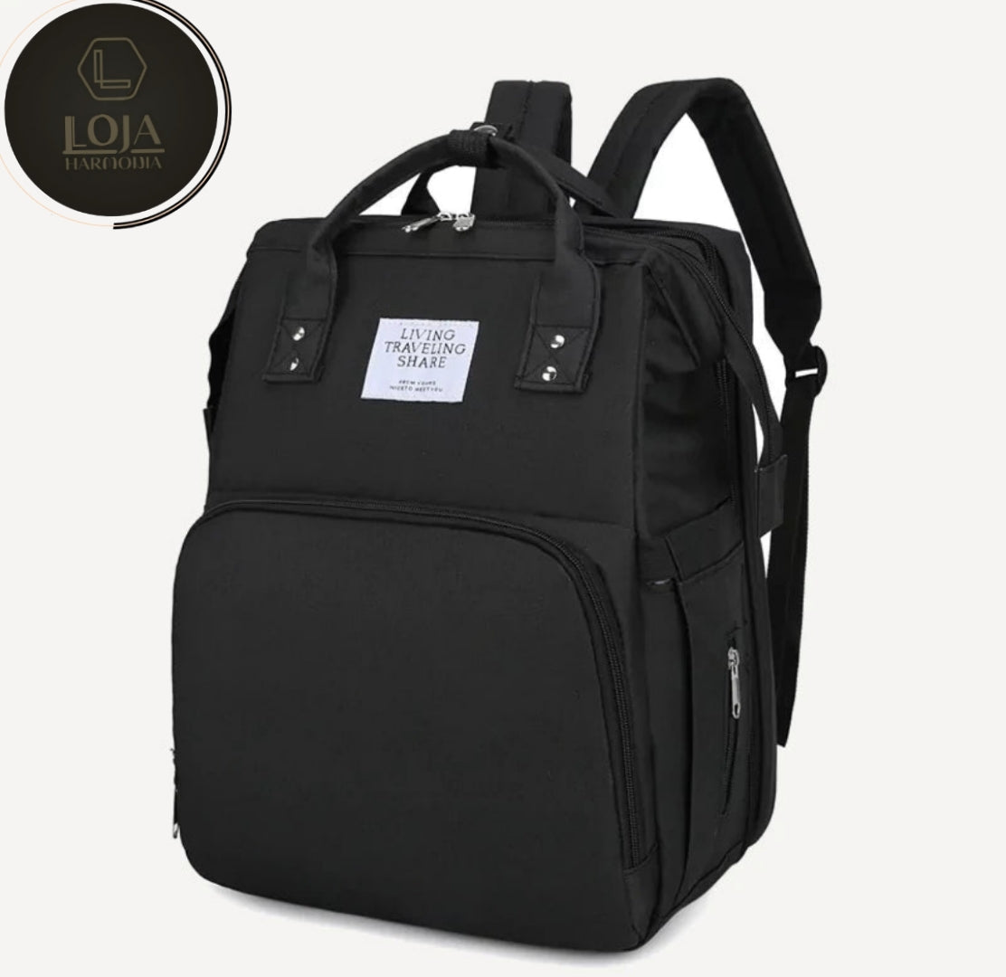 BerçoFlex © - Bolsa Mochila Maternidade com Berço Expansível