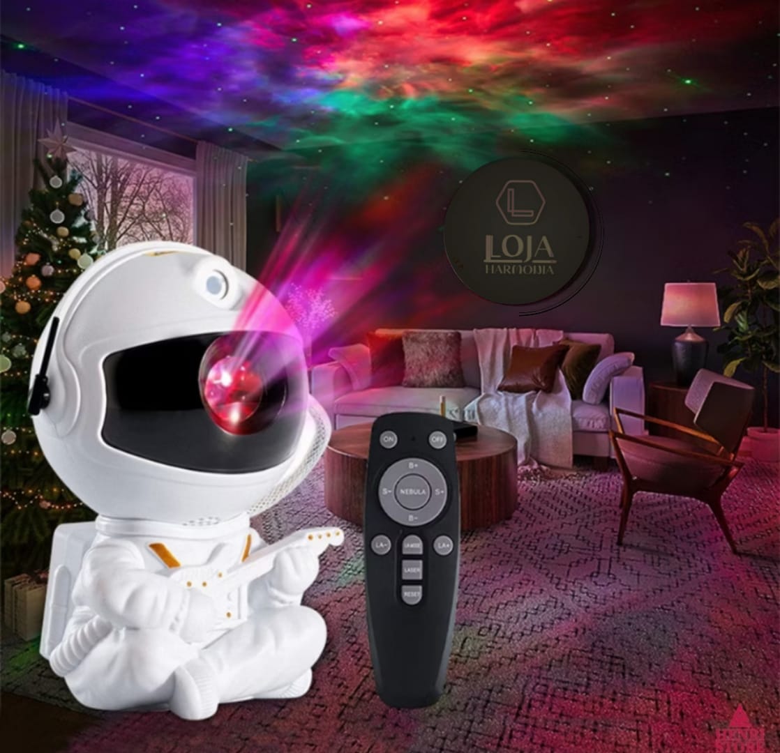 Luminária Projetor Astronauta © - Luminária Celestial