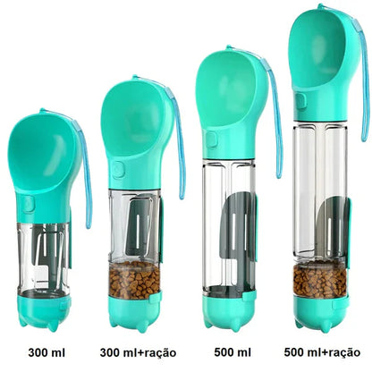 PetStop © - Garrafa Pet Portátil 4 em 1