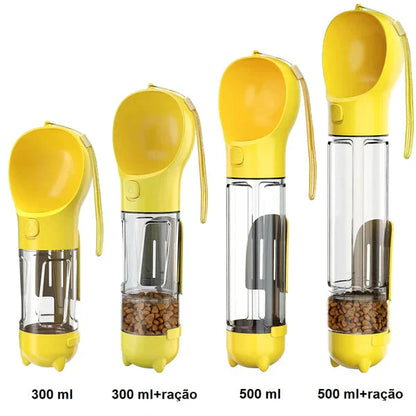 PetStop © - Garrafa Pet Portátil 4 em 1