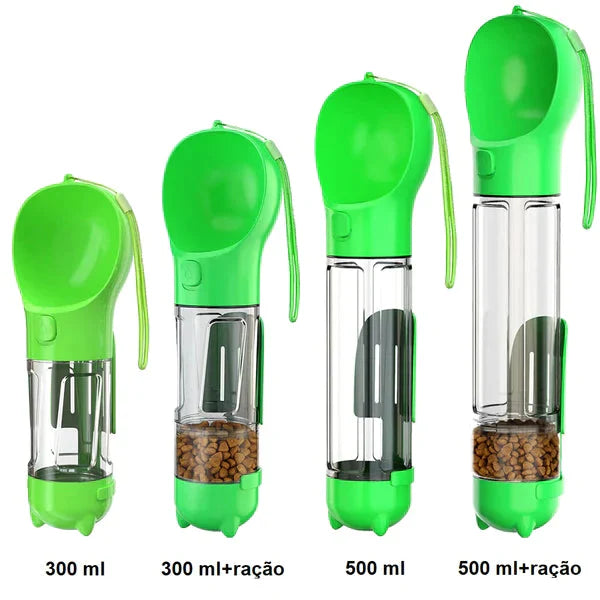 PetStop © - Garrafa Pet Portátil 4 em 1