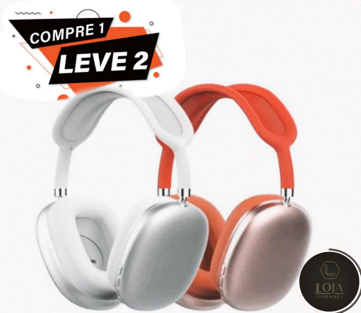 EcoPhone © - Fone de Ouvido Bluetooth COMPRE 1 LEVE 2