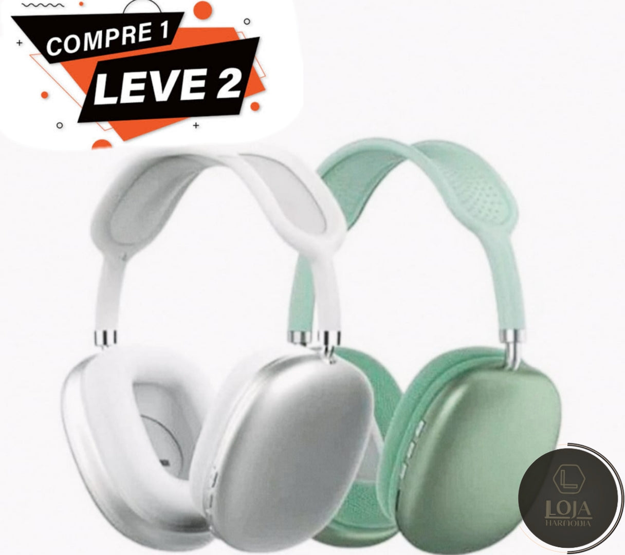 EcoPhone © - Fone de Ouvido Bluetooth COMPRE 1 LEVE 2