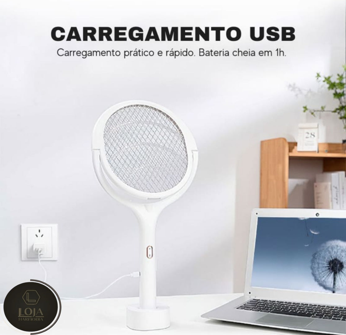 BuzzGuard Pro © - Raquete Elétrica Anti-Mosquito