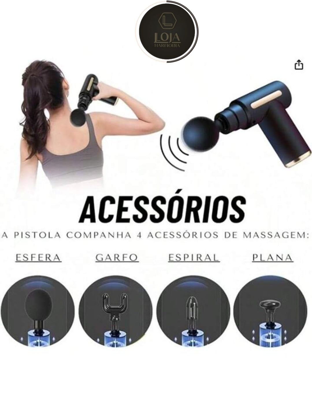 PulsoTerapia © - Massageador Profissional Recarregável