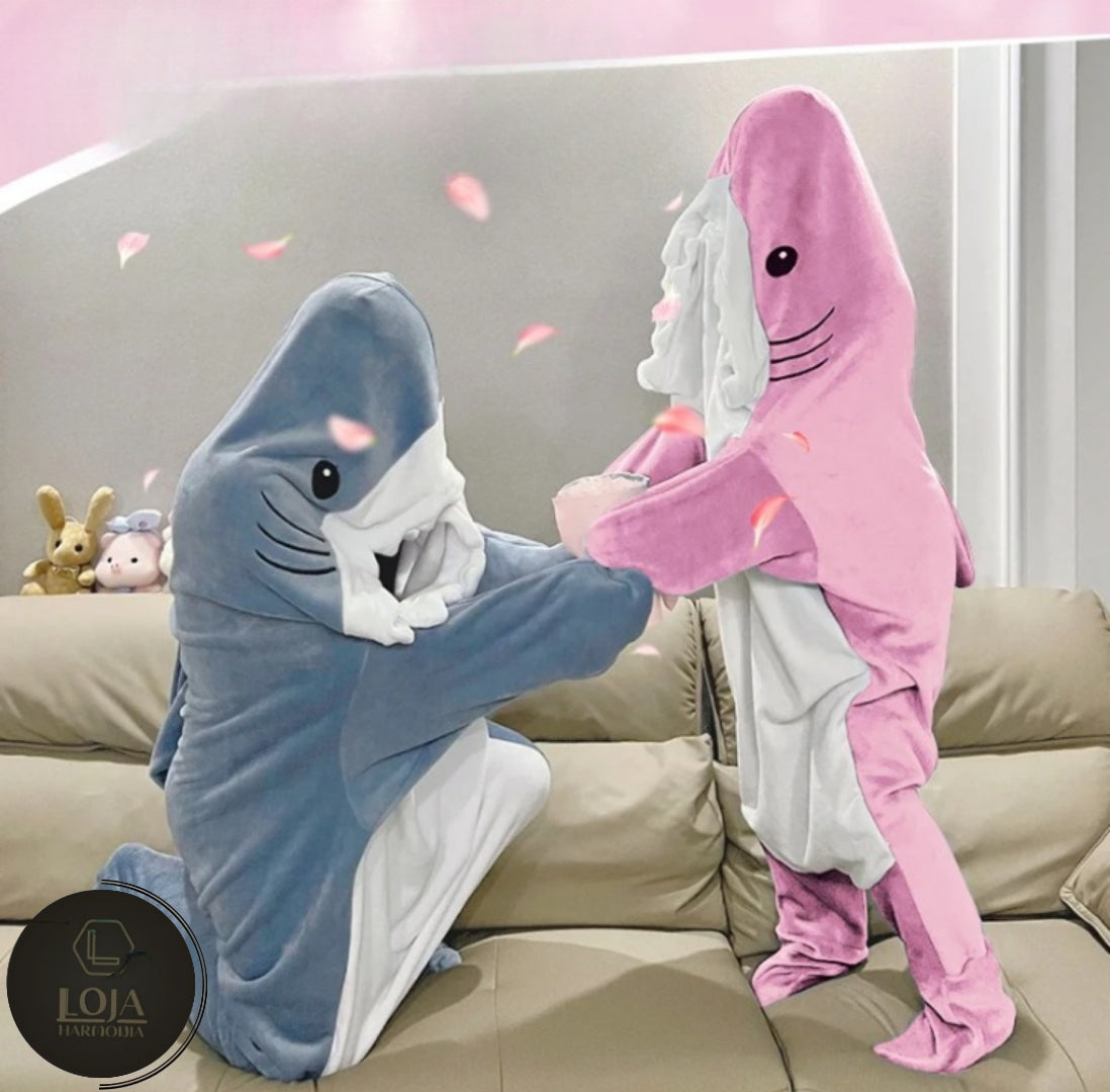 Cobertor Shark © - Pijama de Tubarão