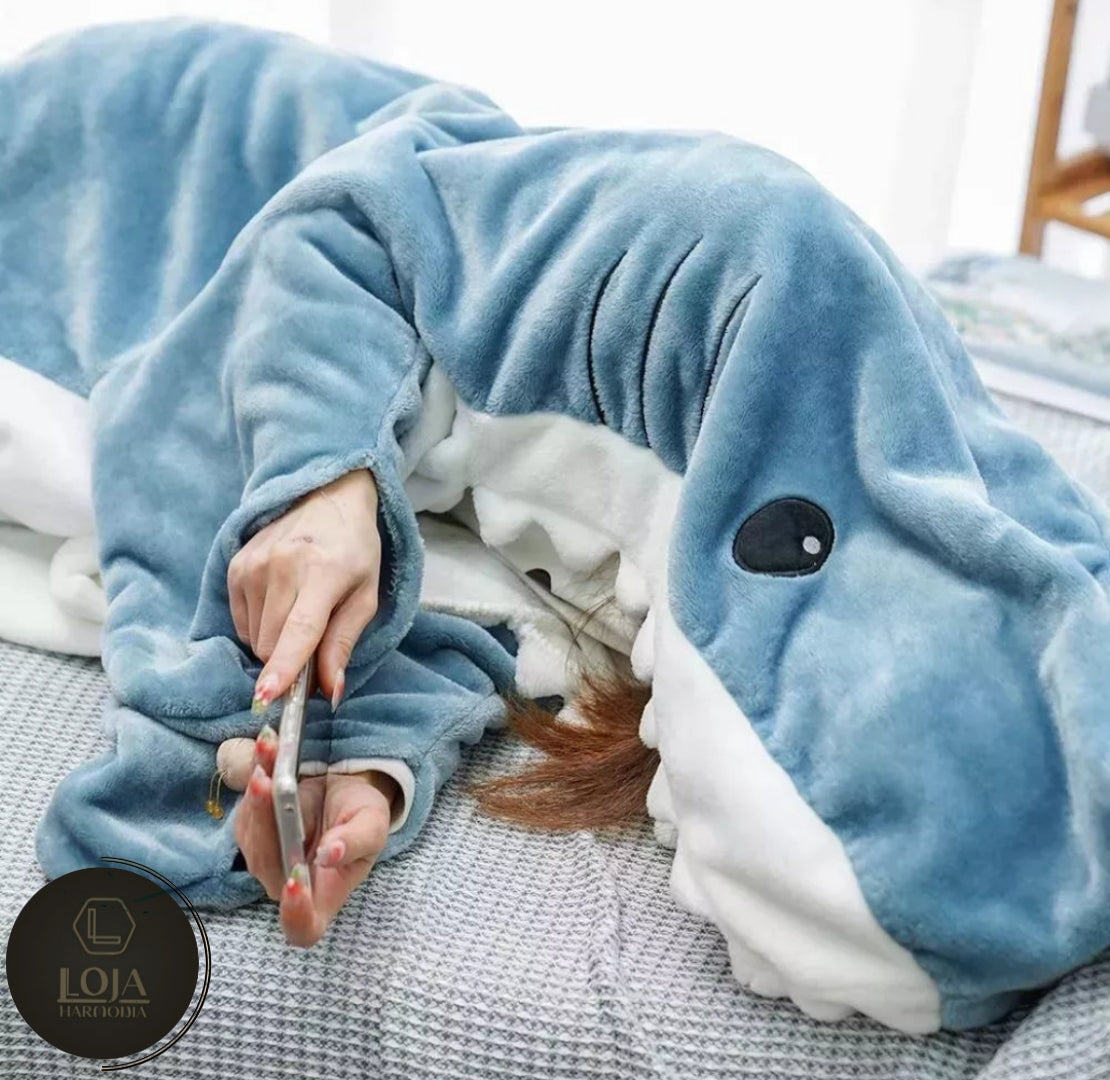 Cobertor Shark © - Pijama de Tubarão