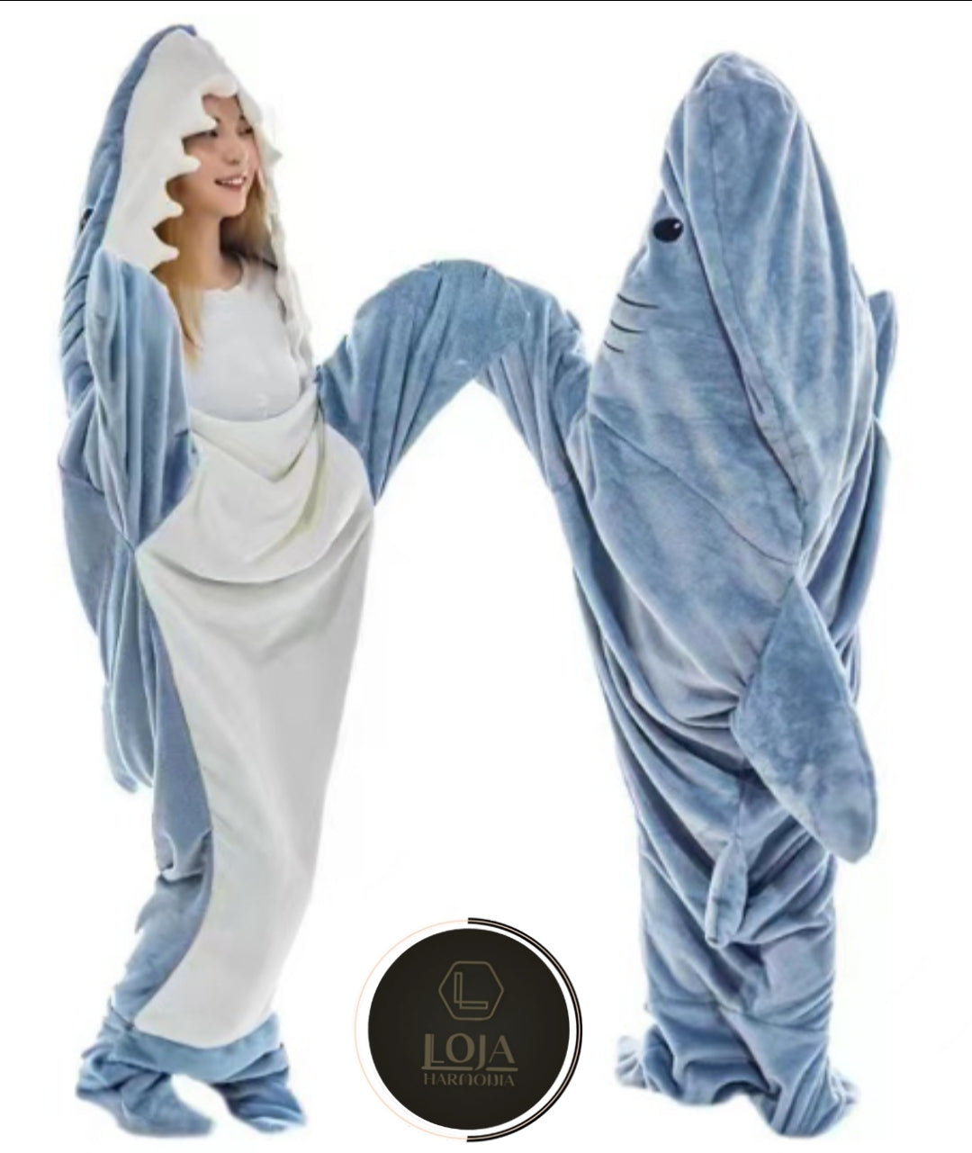 Cobertor Shark © - Pijama de Tubarão