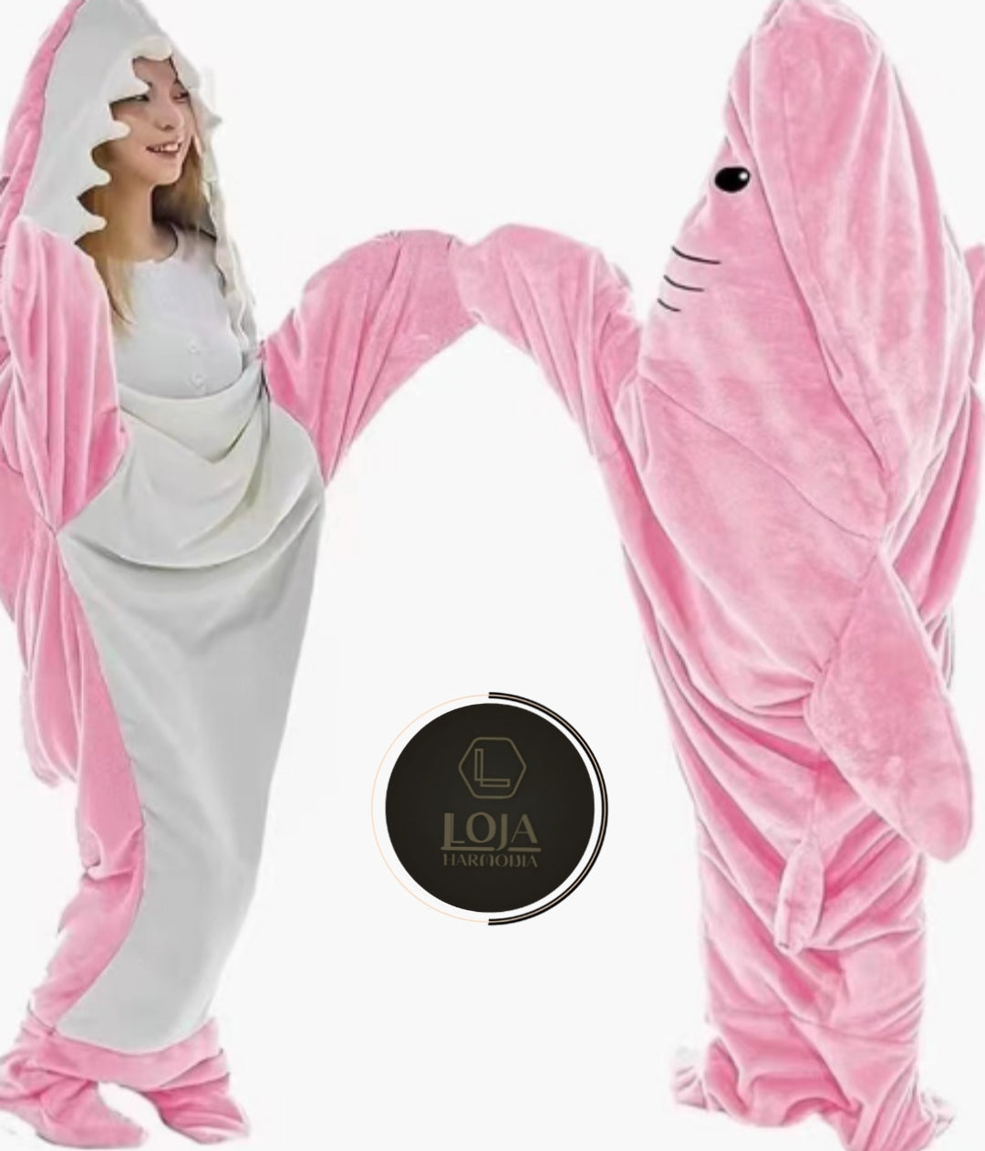 Cobertor Shark © - Pijama de Tubarão