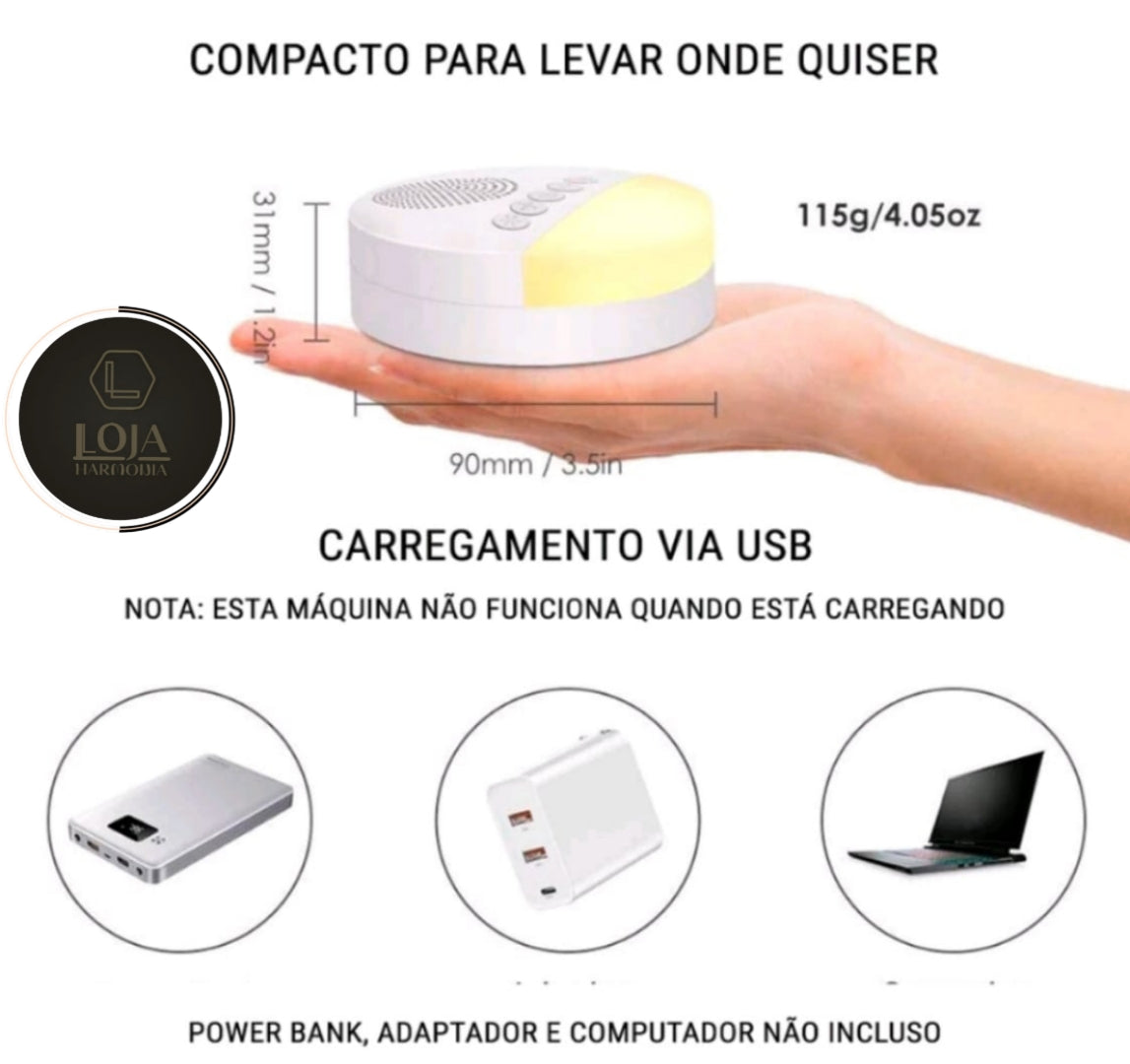 Ruído Limpo © - Aparelho efeito calmante e simulador de som do útero