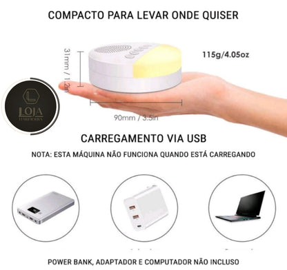 Ruído Limpo © - Aparelho efeito calmante e simulador de som do útero