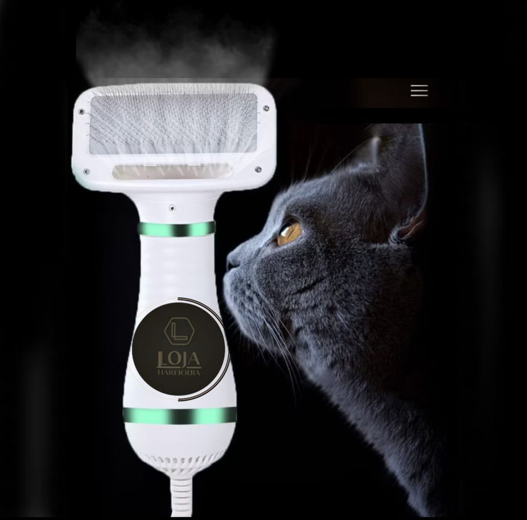 Pet Express © - Escova 2 em 1  Escova e Seca