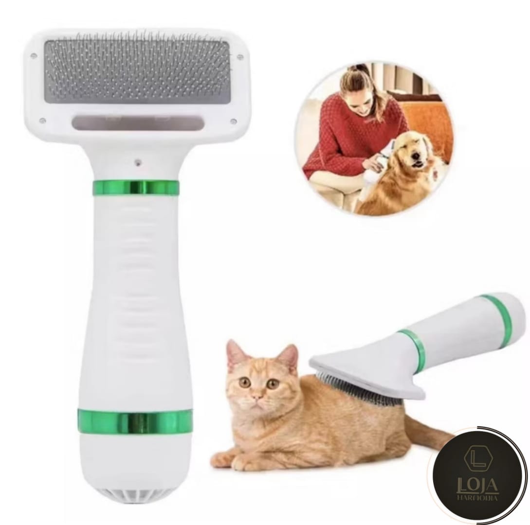 Pet Express © - Escova 2 em 1  Escova e Seca